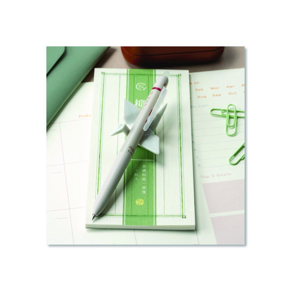 Frixion Waai Erasable Gel Pen, Retractable, Extra Fine 0.5 mm, Cherry Ink, Beige/Cherry Barrel, Dozen. Picture 5