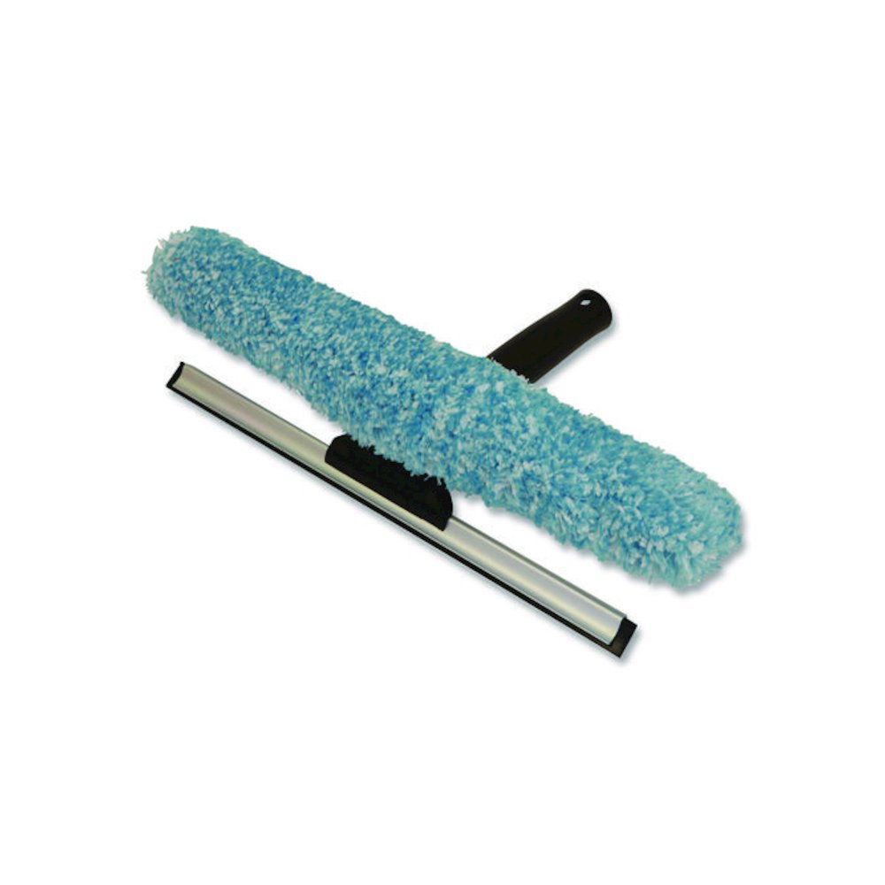 MaxiPlus Combo Window Washer and Squeegee, 12" Wide Blade, 8.5" Handle. Picture 2