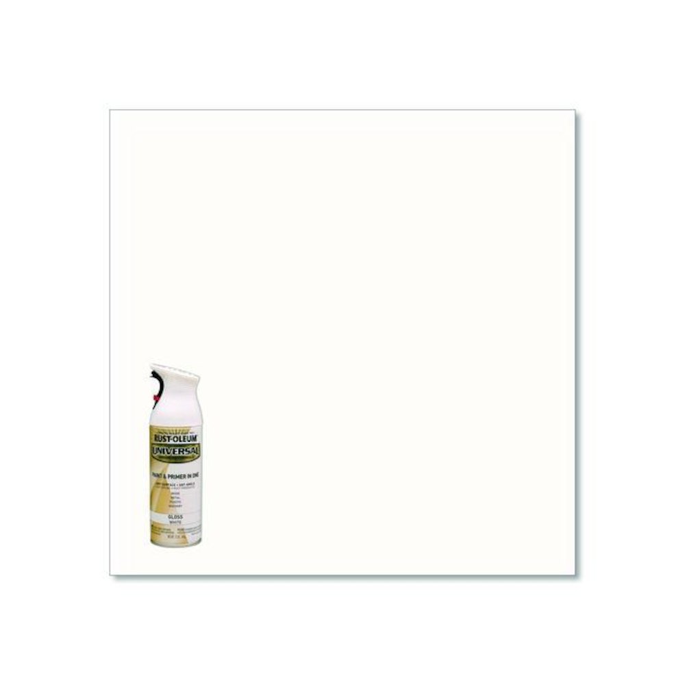 Universal Premium Spray Paint, Gloss White, 12 oz Aerosol Can, 6/Carton. Picture 3