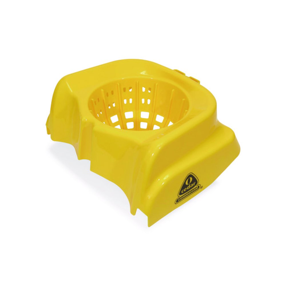 MaxiRough Institutional Mop Bucket and Wringer, 32 to 35 qt, Yellow. Picture 2