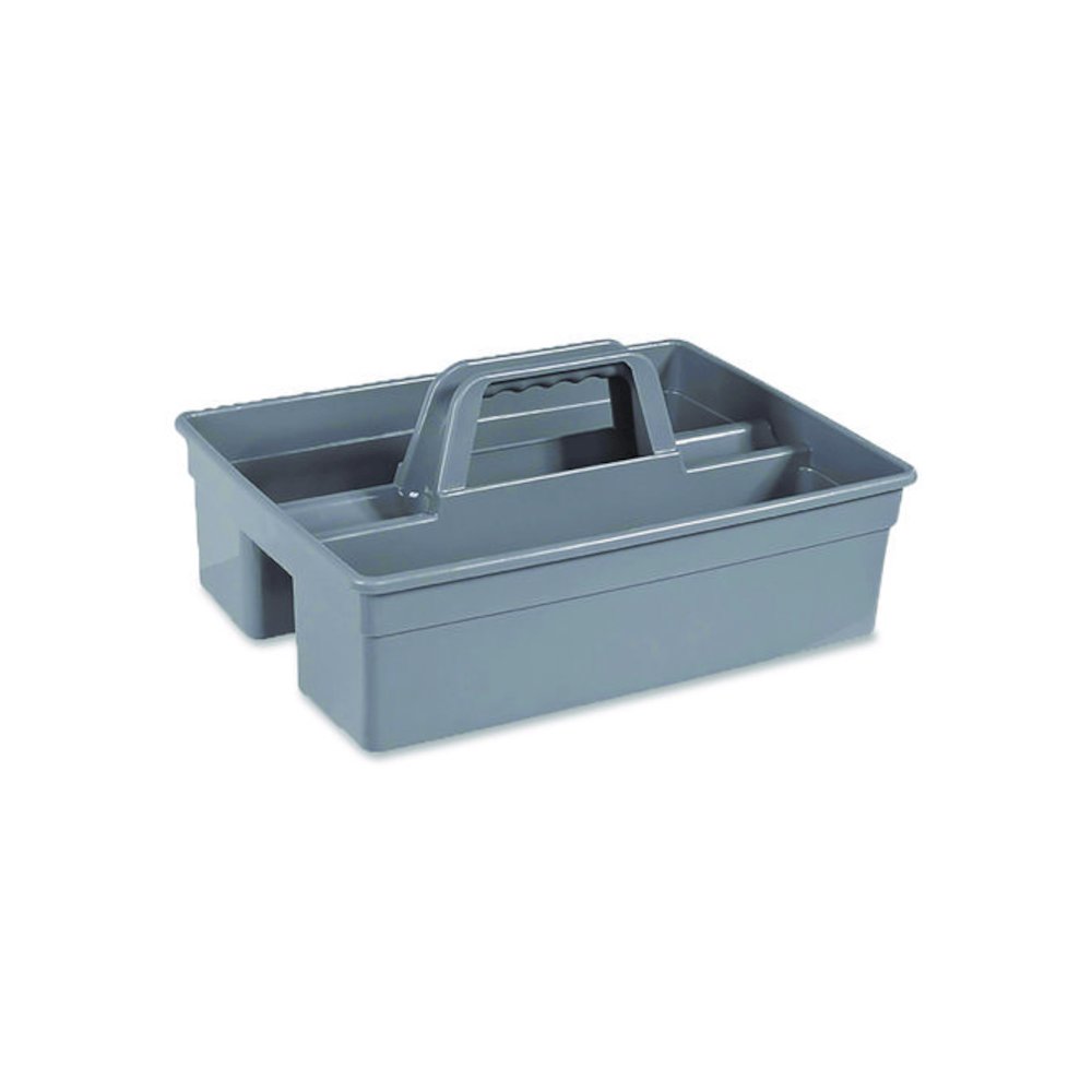 MaxiRough Maid Caddies, Two Compartments, 12 x 7, Gray. Picture 1