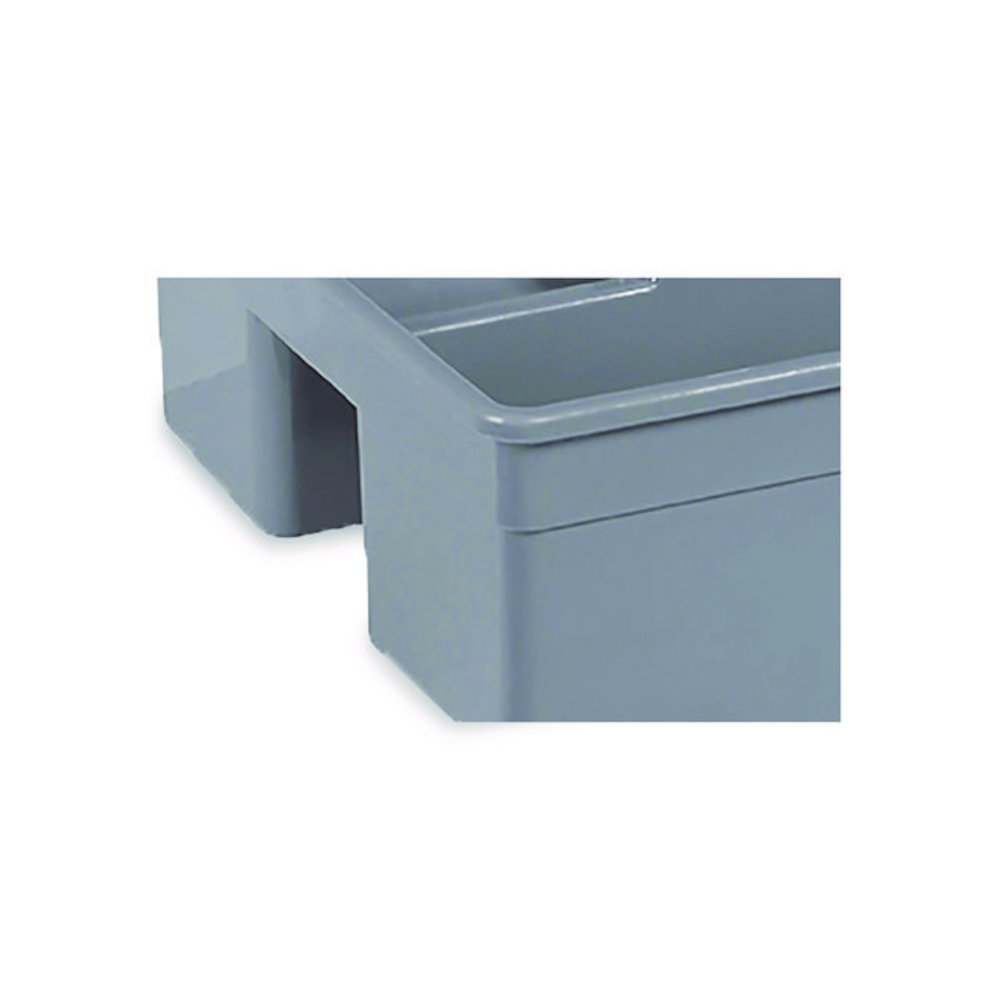 MaxiRough Maid Caddies, Two Compartments, 12 x 7, Gray. Picture 3
