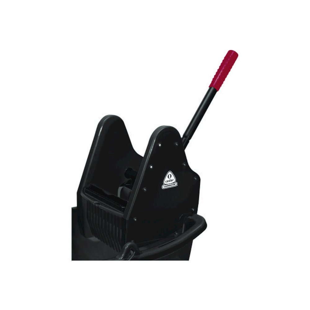 Premier Downpress Mop Bucket and Wringer, 32 to 35 qt, Black. Picture 2