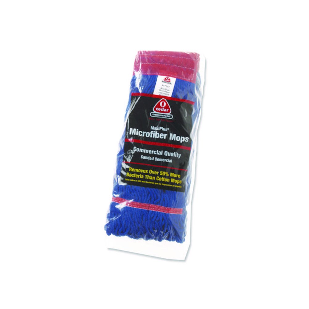 MaxiPlus Microfiber Loop-End Mop, Microfiber, 24 oz, Blue. Picture 2