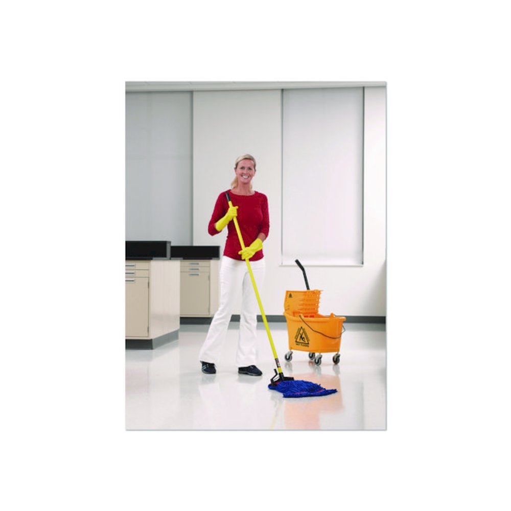 MaxiPlus Microfiber Loop-End Mop, Microfiber, 24 oz, Blue. Picture 3