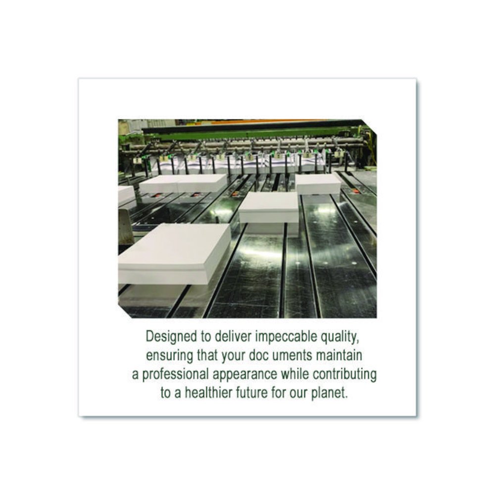 Recycled Multipurpose Paper, 92 Bright, 20 lb Bond Weight, 8.5 x 14, White, 500/Ream, 5 Reams/Carton. Picture 4