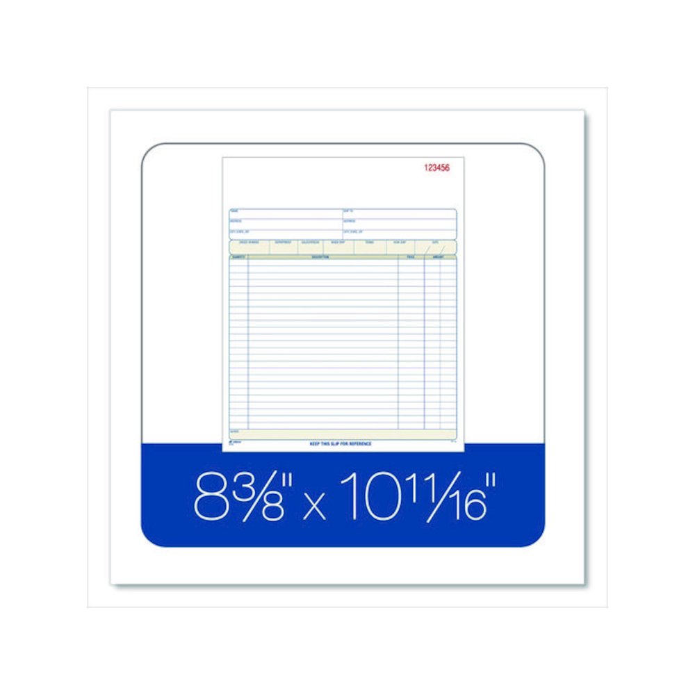 Multipart Sales Order Pad, Three-Part Carbonless, 8.34 x 10.19, 50 Forms Total. Picture 3