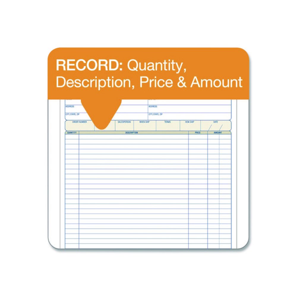 Multipart Sales Order Pad, Three-Part Carbonless, 8.34 x 10.19, 50 Forms Total. Picture 7