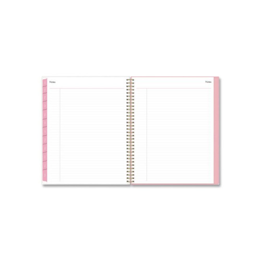 Mimi Pink Weekly/Monthly Planner, Floral Artwork, 11 x 8.5, Pink/Blue/Rose Cover, 12-Month (Jan to Dec): 2026. Picture 7