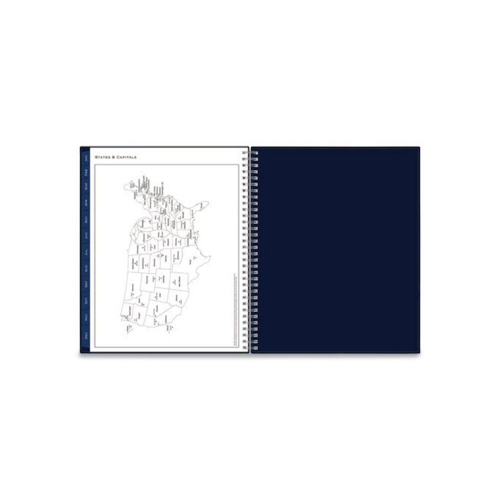 Passages Weekly Appointment Book and Monthly Planner, 11 x 8.5, Navy Cover, 12-Month (Jan to Dec): 2026. Picture 7