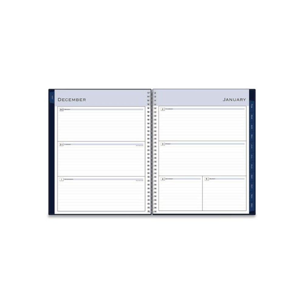 Passages Weekly/Monthly Planner, 11 x 8.5, Navy Cover, 12-Month (Jan to Dec): 2026. Picture 3