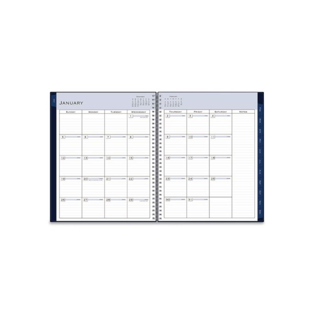 Passages Weekly/Monthly Planner, 11 x 8.5, Navy Cover, 12-Month (Jan to Dec): 2026. Picture 4