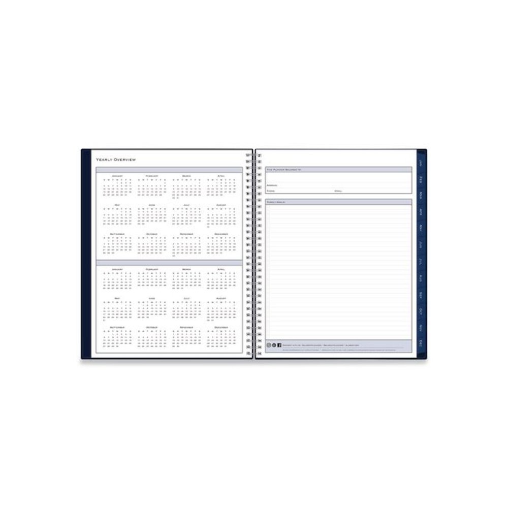 Passages Weekly/Monthly Planner, 11 x 8.5, Navy Cover, 12-Month (Jan to Dec): 2026. Picture 5