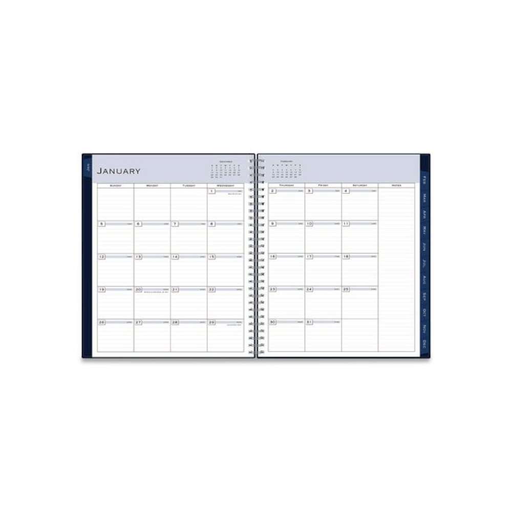 Passages Monthly Planner, 10 x 8, Navy Cover, 12-Month (Jan to Dec): 2026. Picture 3