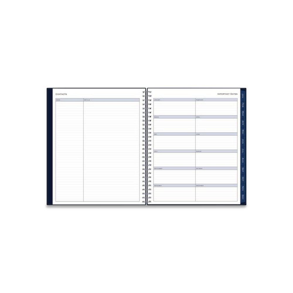 Passages Monthly Planner, 10 x 8, Navy Cover, 12-Month (Jan to Dec): 2026. Picture 5