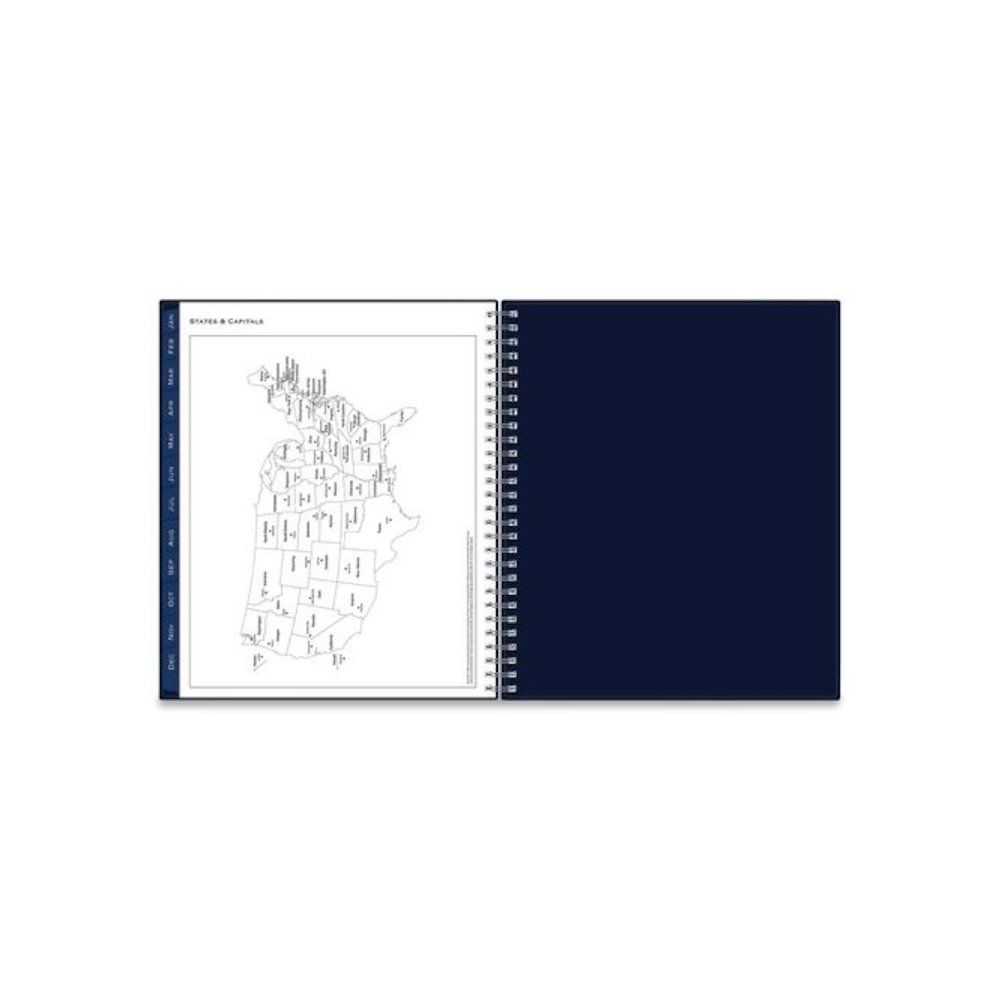Passages Monthly Planner, 10 x 8, Navy Cover, 12-Month (Jan to Dec): 2026. Picture 7