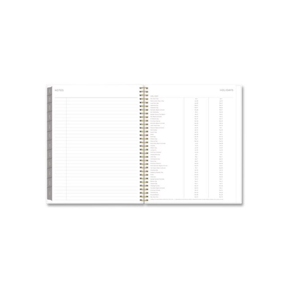 Mimosa Weekly/Monthly Planner, 11 x 8.5, Floral Artwork, Yellow/Green/White Cover, 12-Month (Jan to Dec): 2026. Picture 7