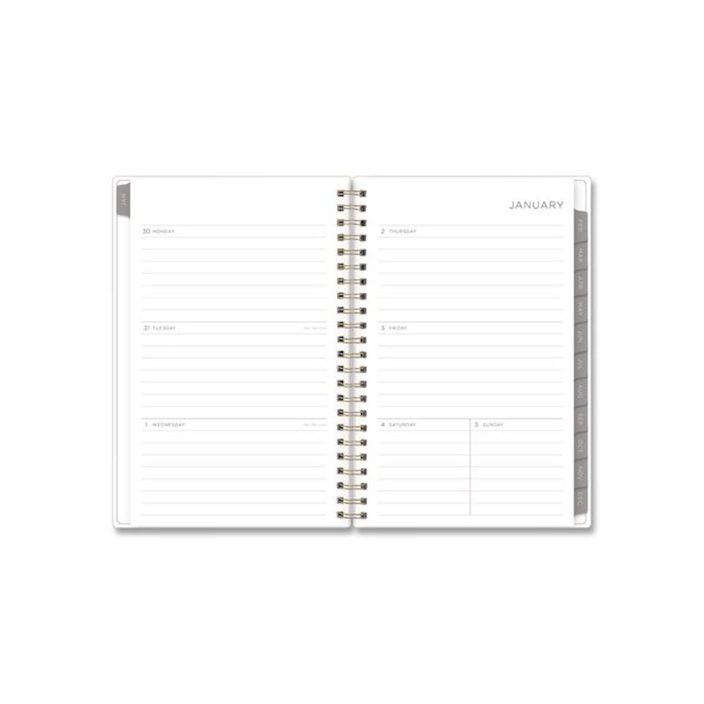 Mimosa Weekly/Monthly Planner, 8 x 5, Lemon Artwork, Yellow/Green/White Cover, 12-Month (Jan to Dec): 2026. Picture 3
