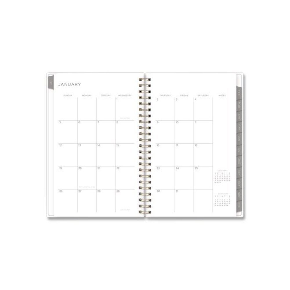 Mimosa Weekly/Monthly Planner, 8 x 5, Lemon Artwork, Yellow/Green/White Cover, 12-Month (Jan to Dec): 2026. Picture 4