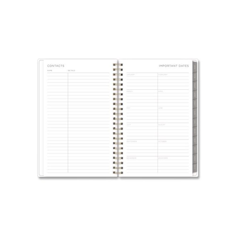 Mimosa Weekly/Monthly Planner, 8 x 5, Lemon Artwork, Yellow/Green/White Cover, 12-Month (Jan to Dec): 2026. Picture 6