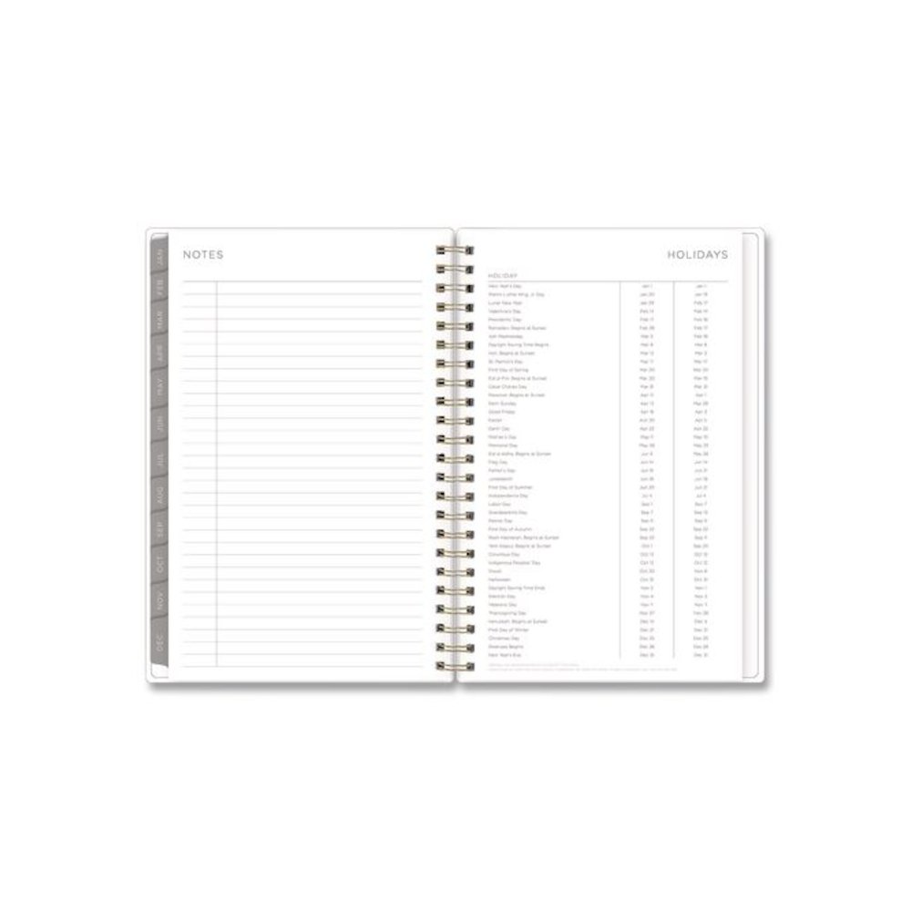 Mimosa Weekly/Monthly Planner, 8 x 5, Lemon Artwork, Yellow/Green/White Cover, 12-Month (Jan to Dec): 2026. Picture 7