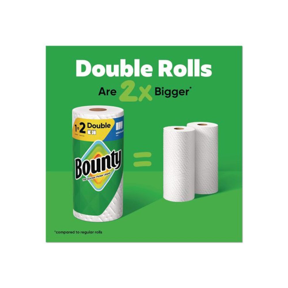 Select-a-Size Kitchen Roll Paper Towels, 2-Ply, 5.9 x 11, White, 103 Sheets/Double Plus Roll, 8 Rolls/Pack. Picture 5