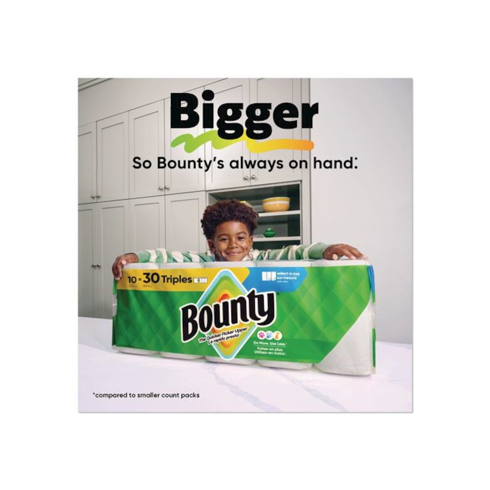 Select-a-Size Kitchen Roll Paper Towels, 2-Ply, 5.9 x 11, White, 103 Sheets/Double Plus Roll, 8 Rolls/Pack. Picture 8