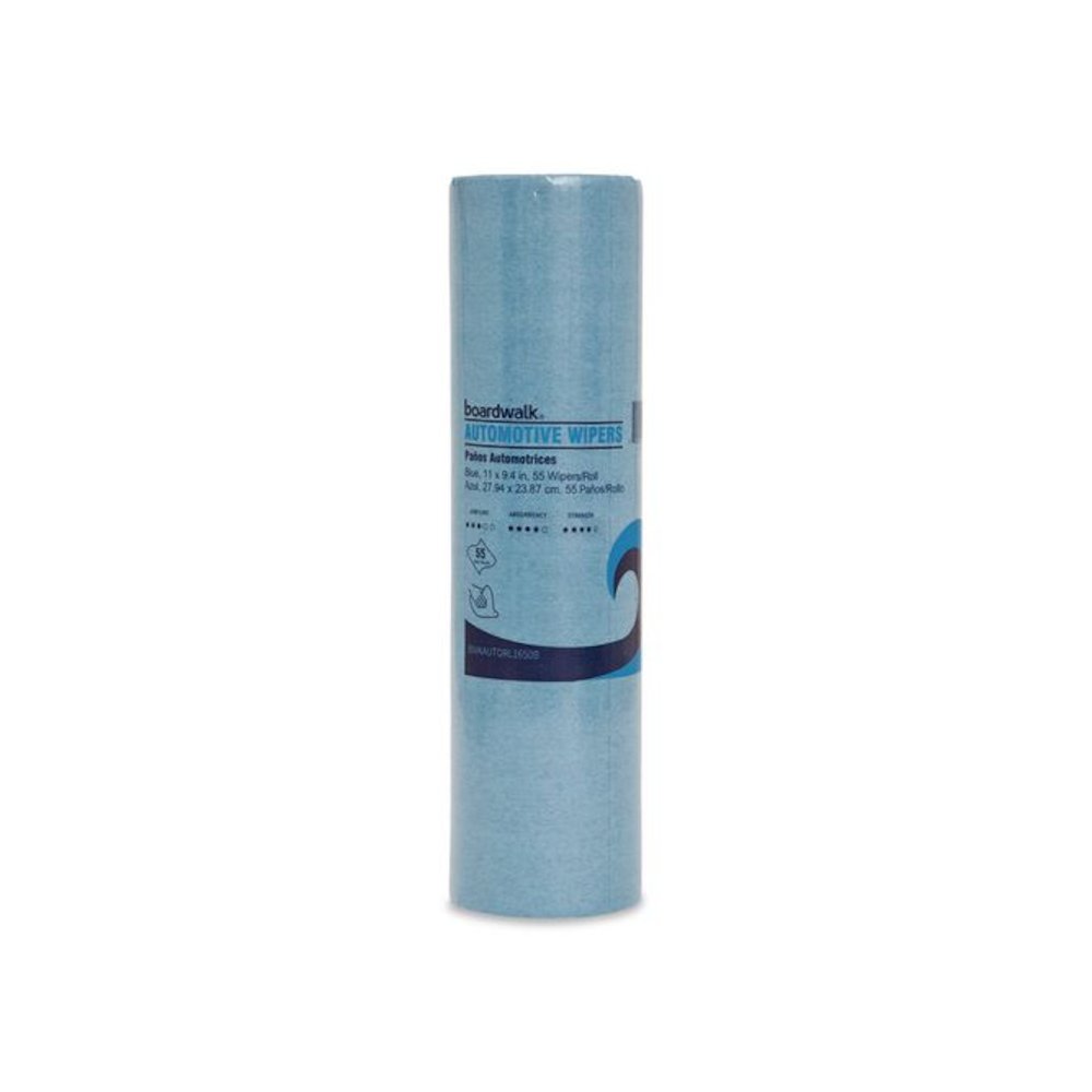 Automotive Wiper Rolls, 9.4 x 11, Blue, 55/Roll, 30 Rolls/Carton. Picture 7