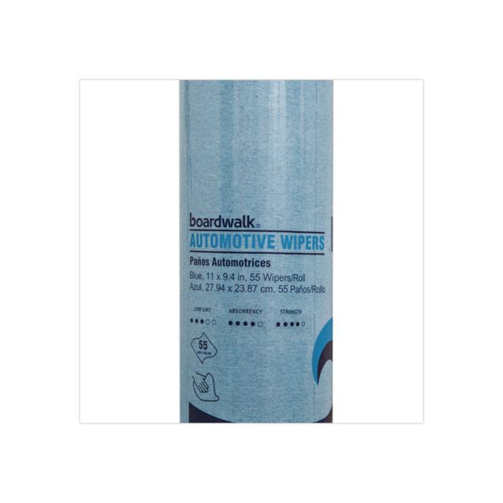 Automotive Wiper Rolls, 9.4 x 11, Blue, 55/Roll, 30 Rolls/Carton. Picture 2