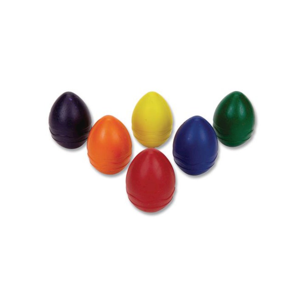 My First Washable Palm Grasp Crayons, Regular Size, 6 Assorted Colors, 6/Pack. Picture 5