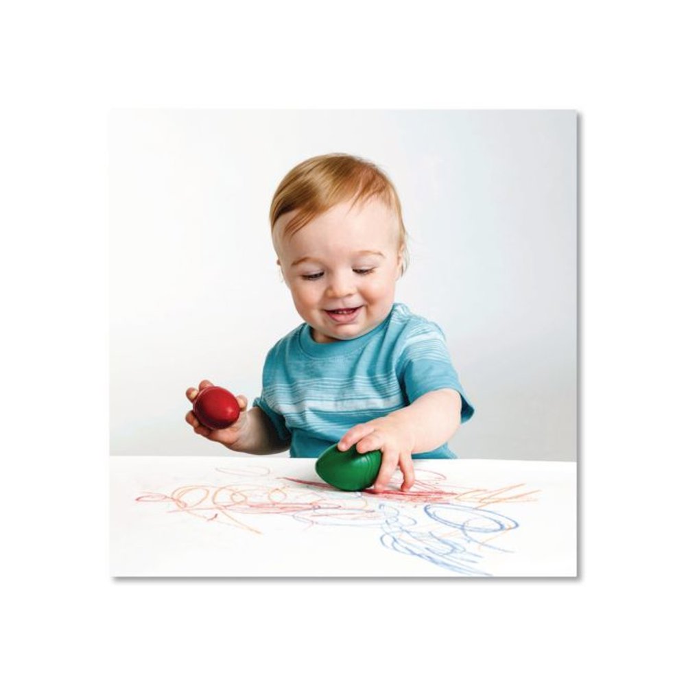 My First Washable Palm Grasp Crayons, Regular Size, 6 Assorted Colors, 6/Pack. Picture 6