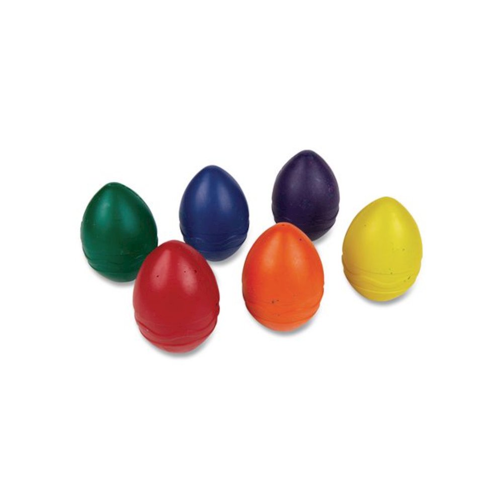 My First Washable Palm Grasp Crayons, Regular Size, 6 Assorted Colors, 6/Pack. Picture 8