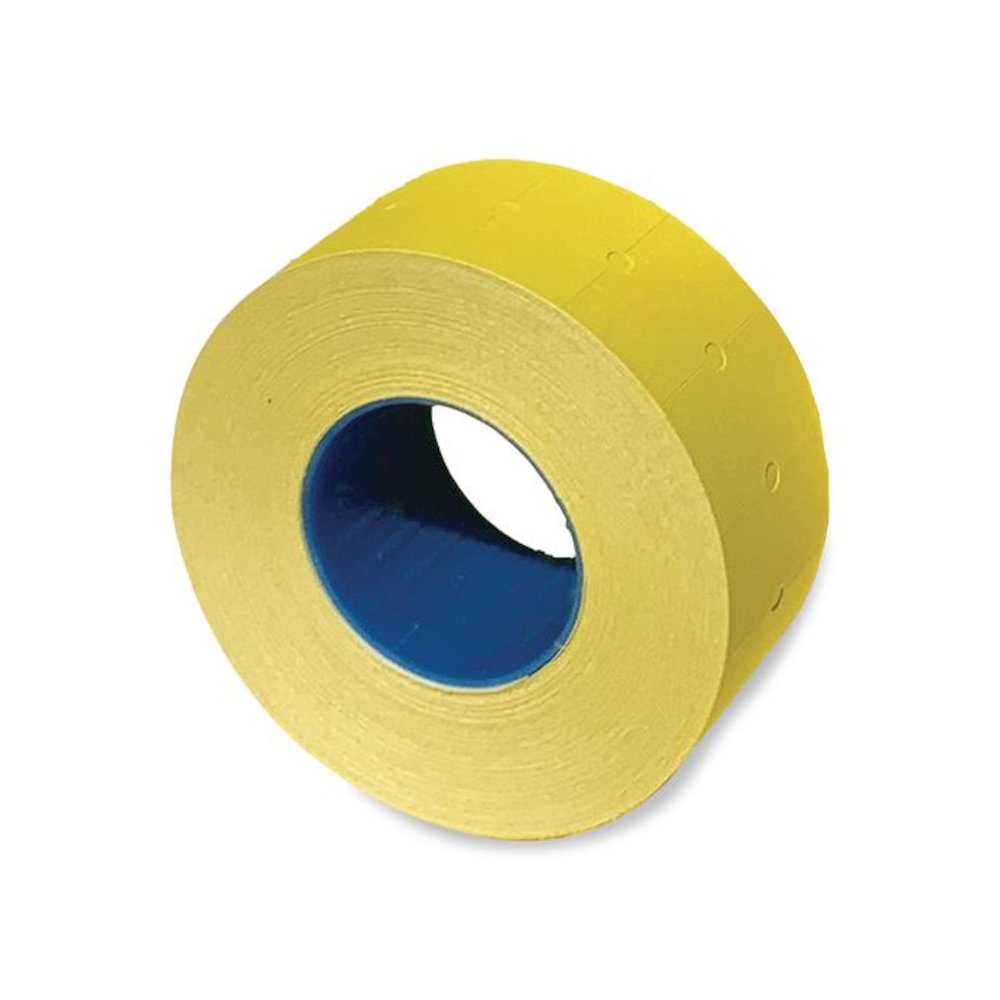 Punch-Hole Lavel, 0.83 x 0.47, Yellow, 1,000/Roll, 8 Rolls/Pack. Picture 3