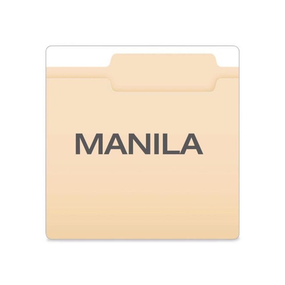 Manila Fastener Folders, 2/5-Cut Tab: Right of Center, Expands 0.75", 2 Fasteners, Letter Size, Manila, 50/Box. Picture 4