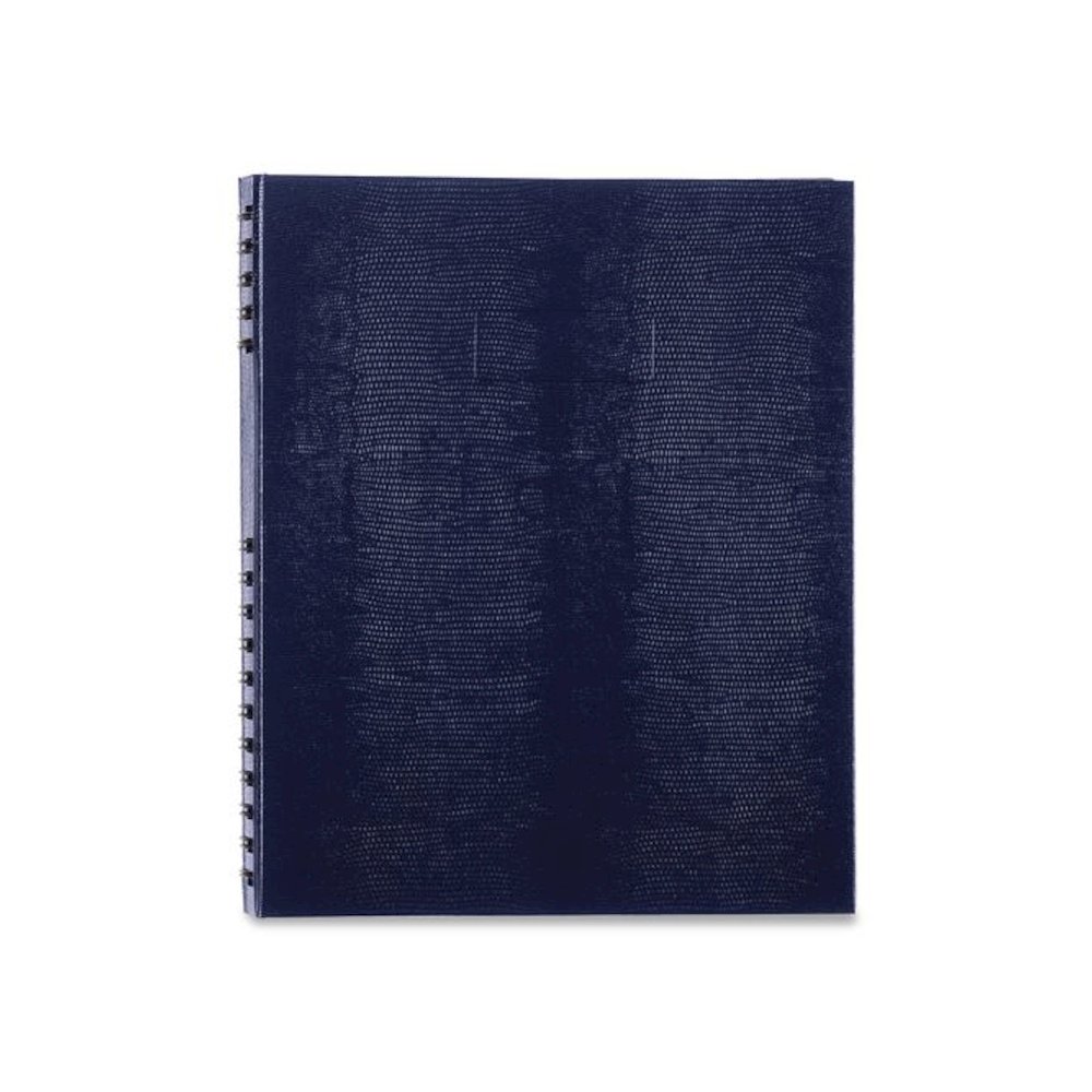 NotePro Notebook, 1-Subject, Wide/Legal Rule, Indigo Blue Cover, (100) 10.75 x 8.5 Sheets. Picture 2