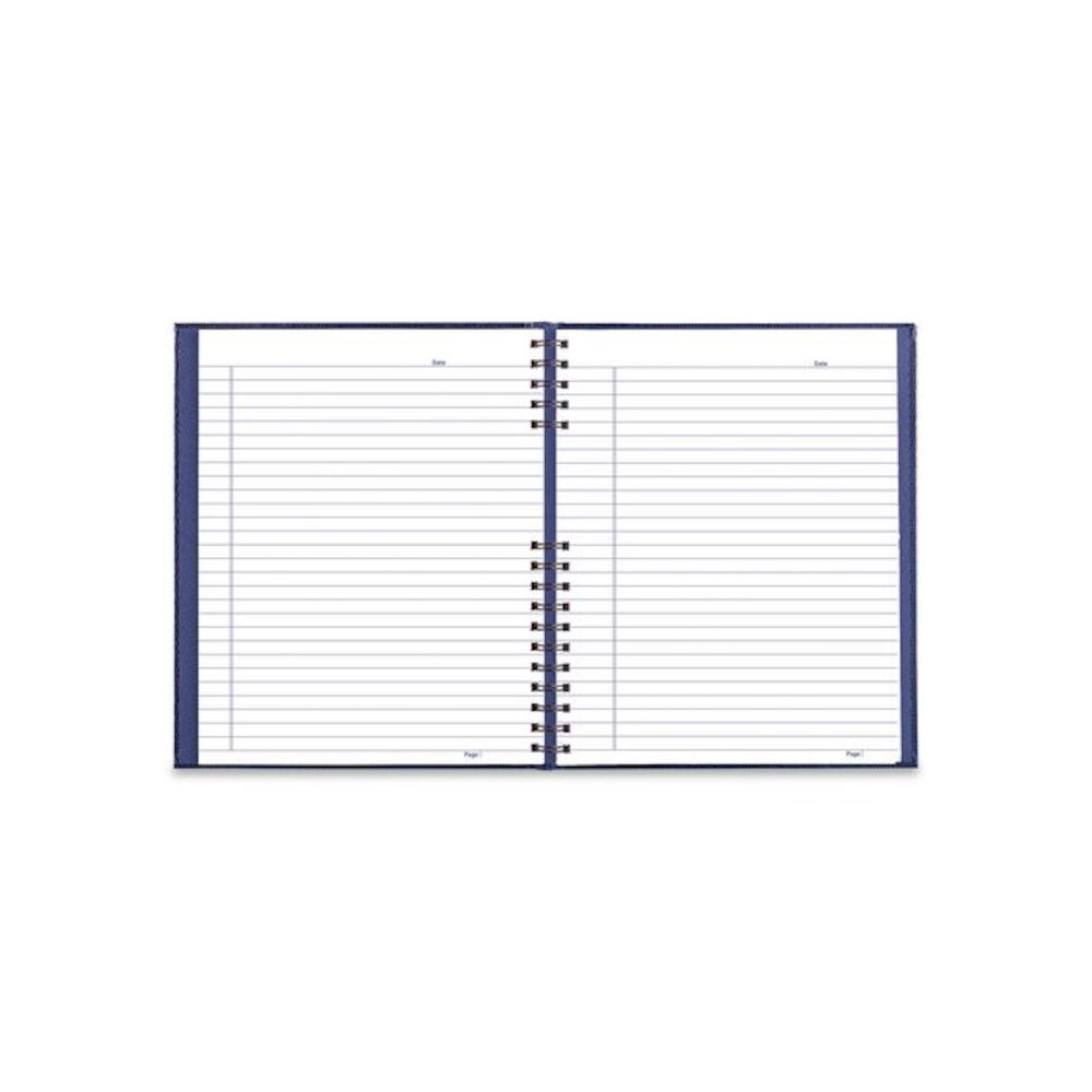 NotePro Notebook, 1-Subject, Wide/Legal Rule, Indigo Blue Cover, (100) 10.75 x 8.5 Sheets. Picture 4