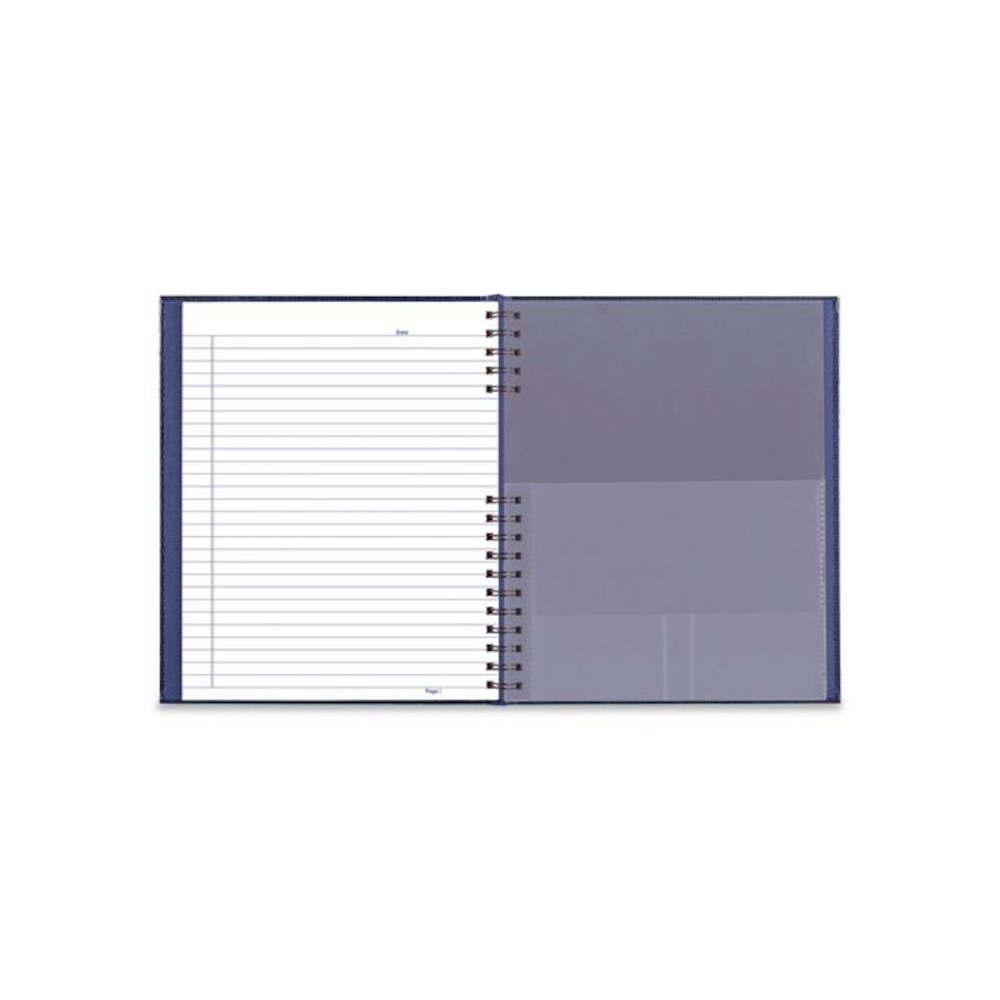 NotePro Notebook, 1-Subject, Wide/Legal Rule, Indigo Blue Cover, (100) 10.75 x 8.5 Sheets. Picture 5