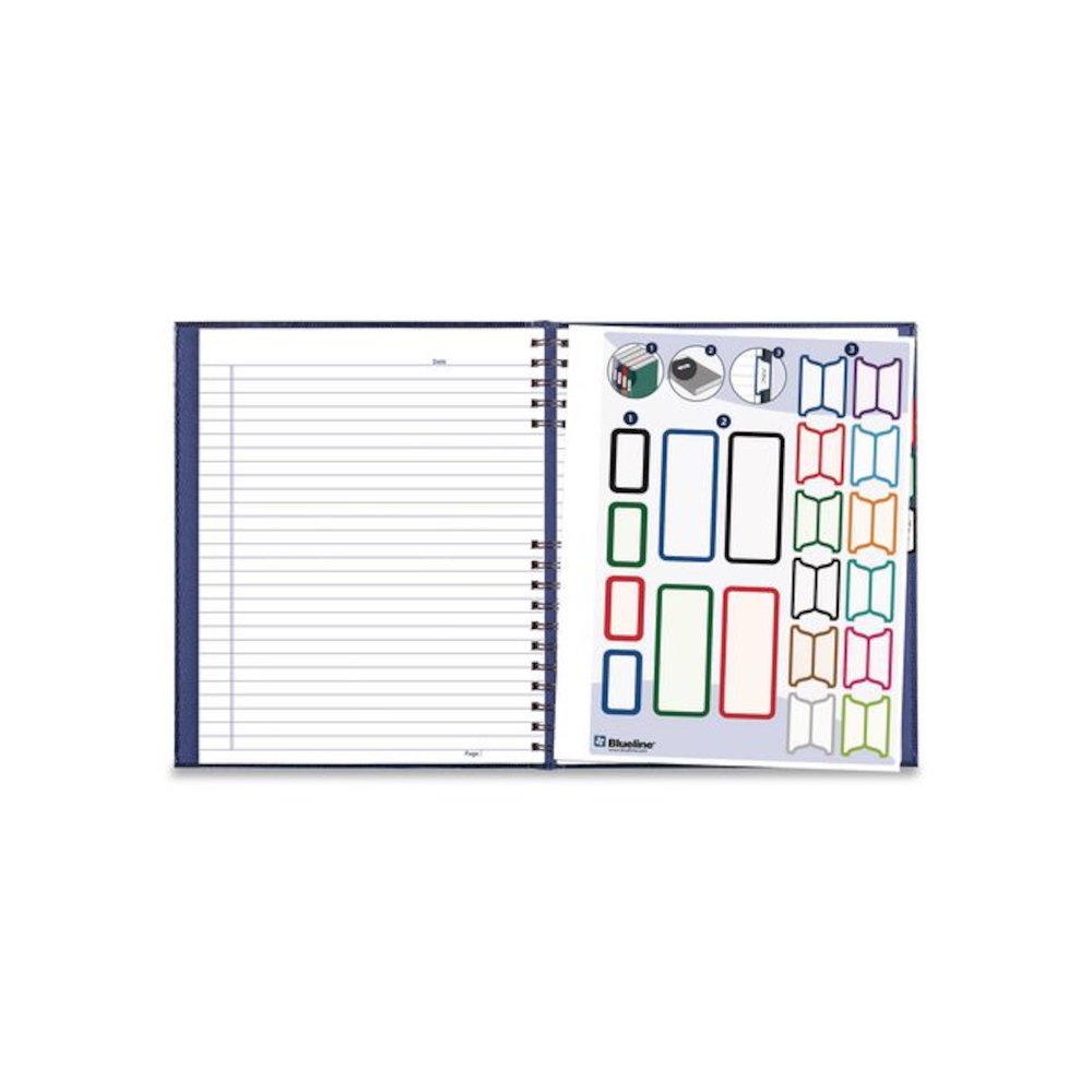 NotePro Notebook, 1-Subject, Wide/Legal Rule, Indigo Blue Cover, (100) 10.75 x 8.5 Sheets. Picture 6