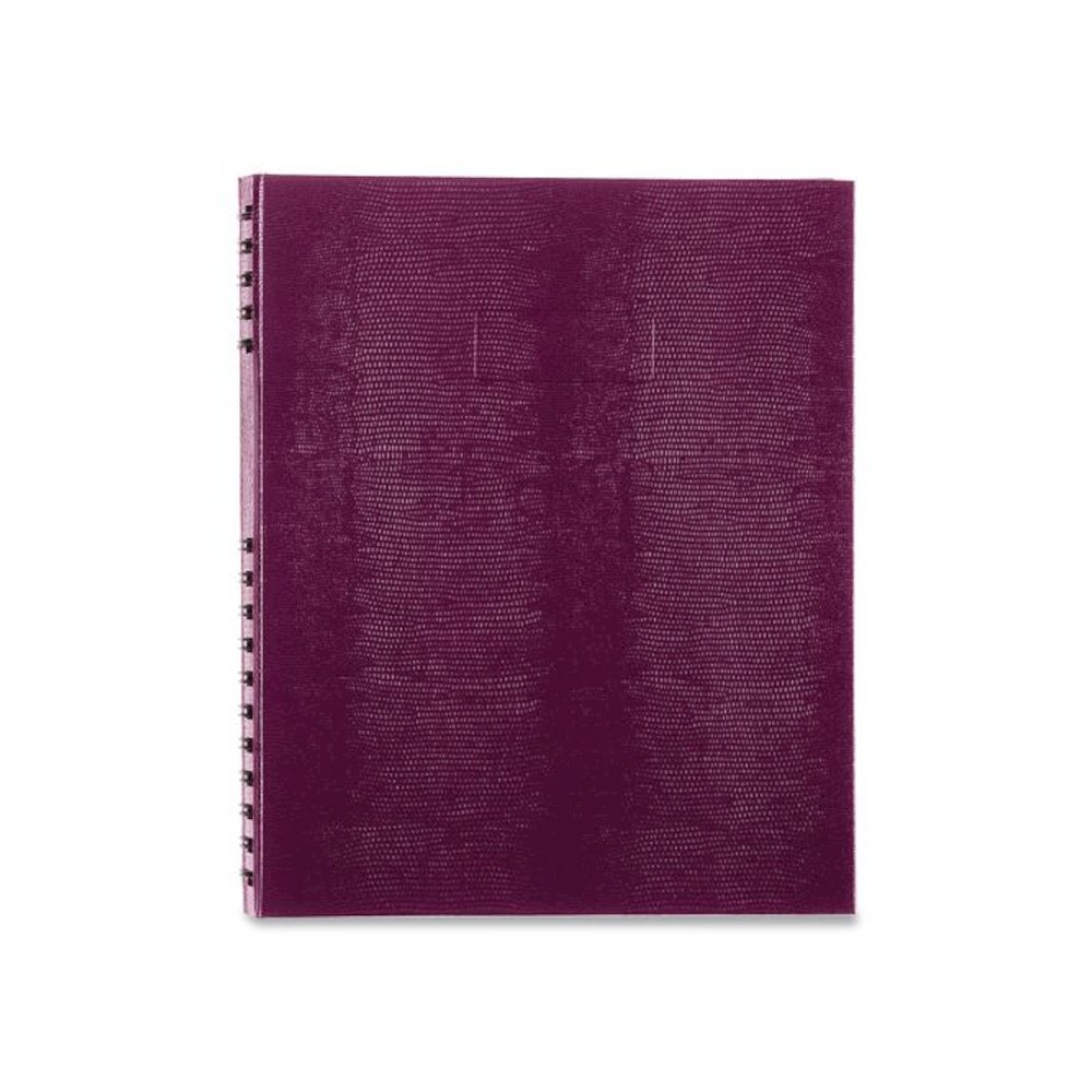 NotePro Notebook, 1-Subject, Wide/Legal Rule, Dark Raspberry Cover, (100) 10.75 x 8.5 Sheets. Picture 2