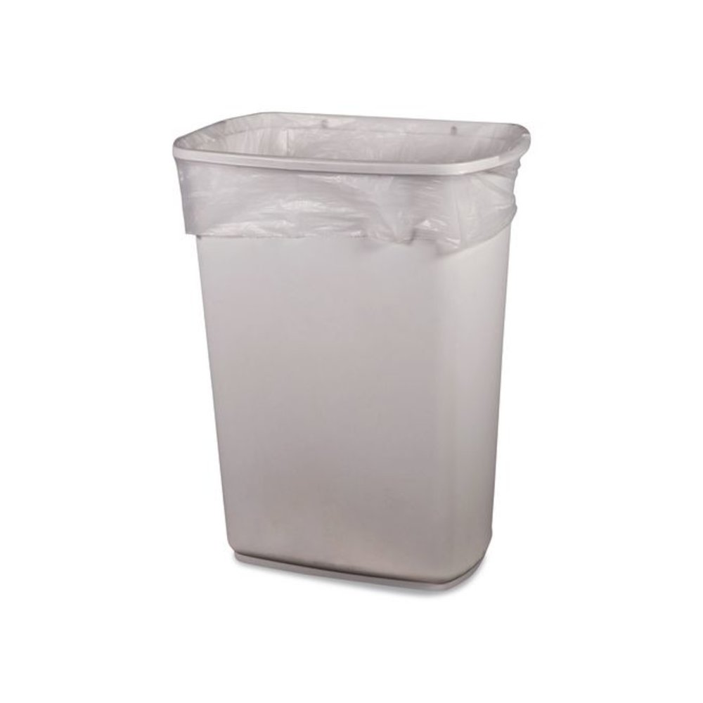 Low Density Can Liners, 30 gal, 0.5 mil, 30" x 36", Clear, Flat Pack, 250/Carton. Picture 4