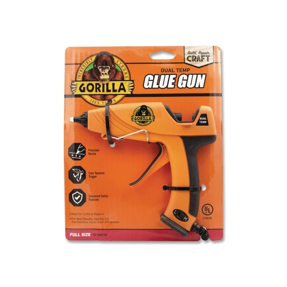 Dual Temp Hot Glue Gun, Orange/Black. Picture 2