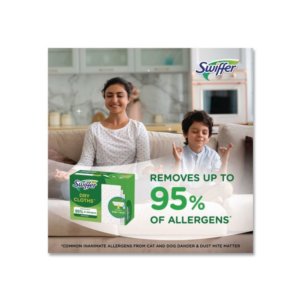Dry Refill Cloths, 10.4 x 8, White, 52/Box, 3 Boxes/Carton. Picture 7