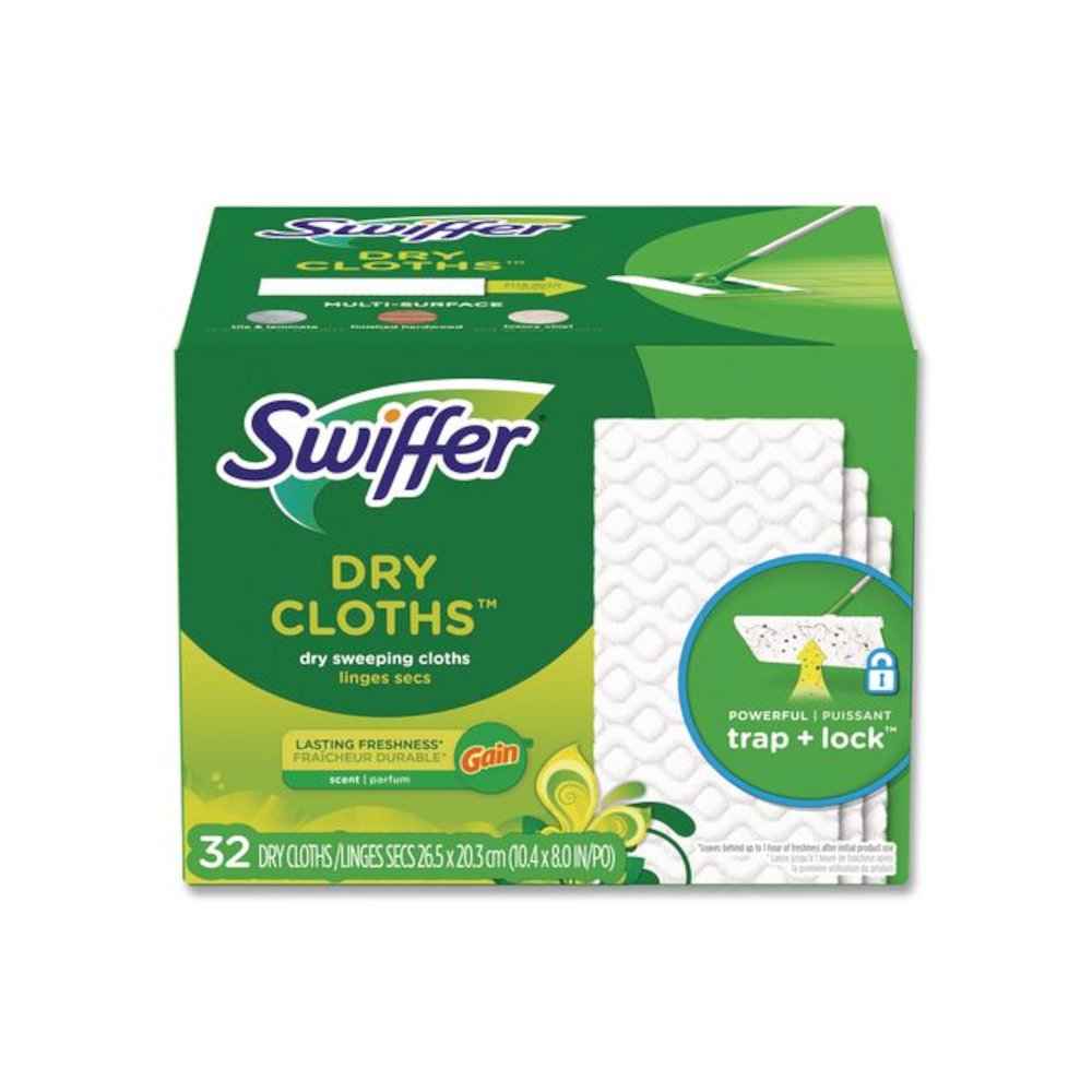 Dry Refill Cloths. 8 x 10.4, White, 32 Box, 4 Boxes/Carton. Picture 2