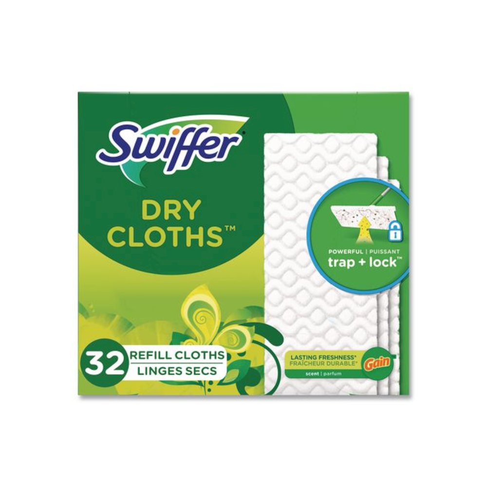 Dry Refill Cloths. 8 x 10.4, White, 32 Box, 4 Boxes/Carton. Picture 4