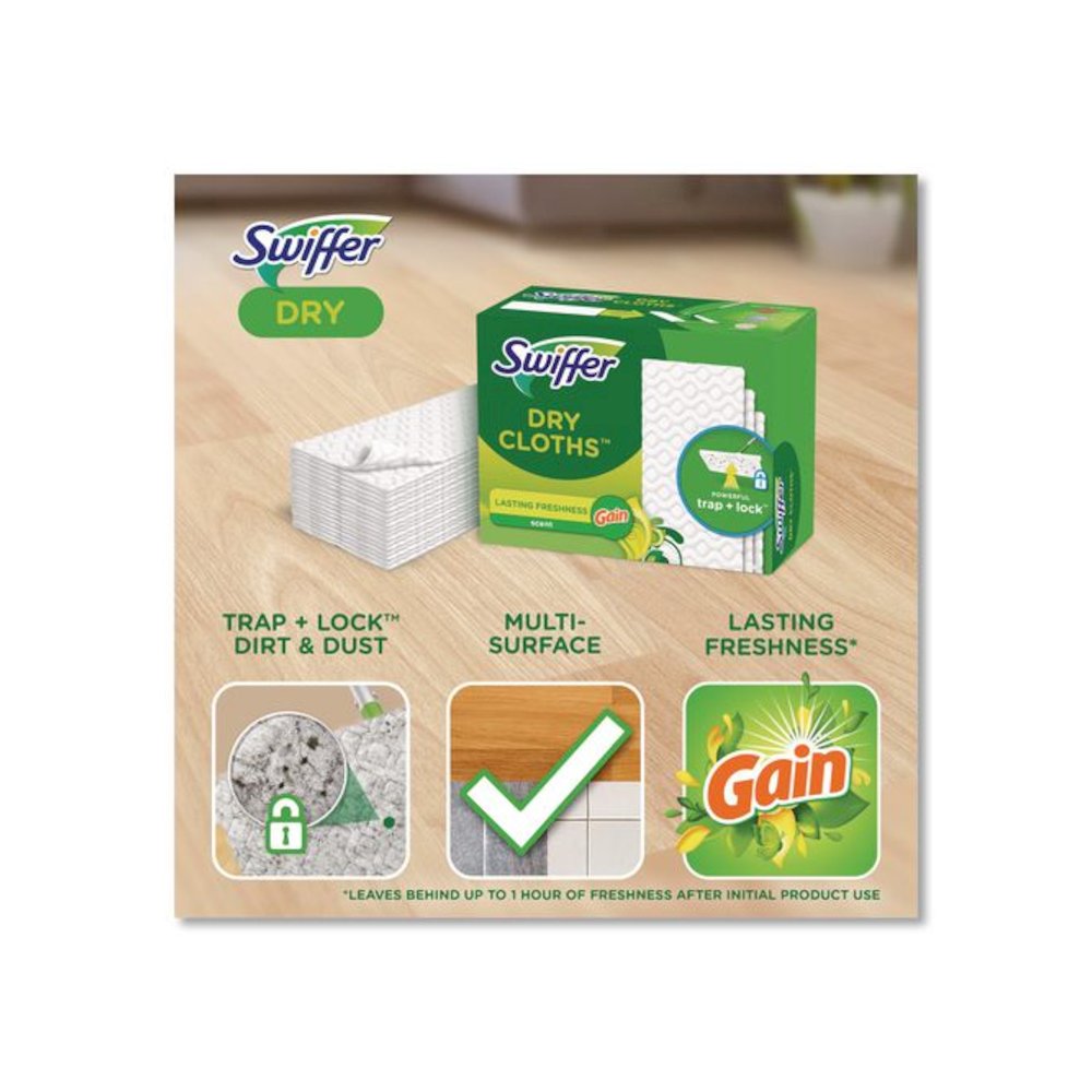 Dry Refill Cloths. 8 x 10.4, White, 32 Box, 4 Boxes/Carton. Picture 6