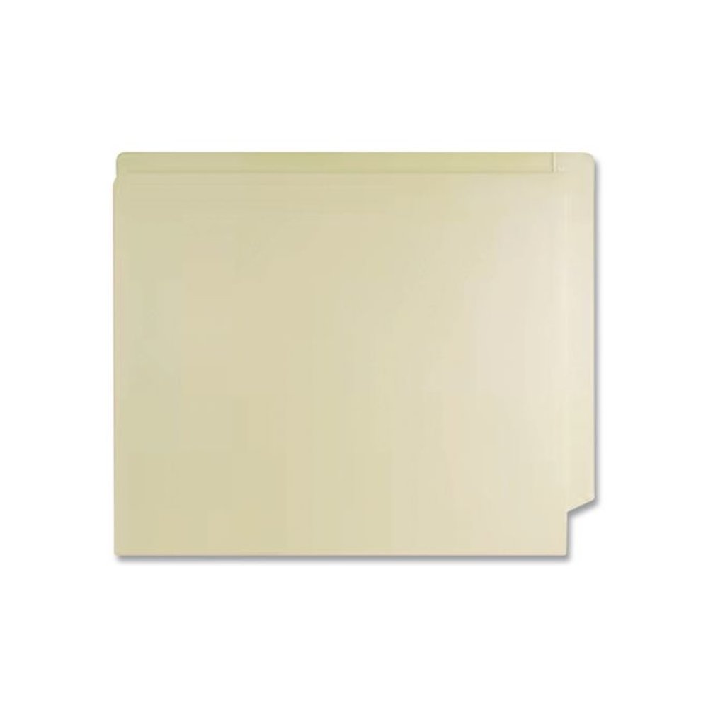 Economy End Tab File Folder, Straight Tabs, Letter Size, 0.75" Expansion, 100/Box. Picture 2
