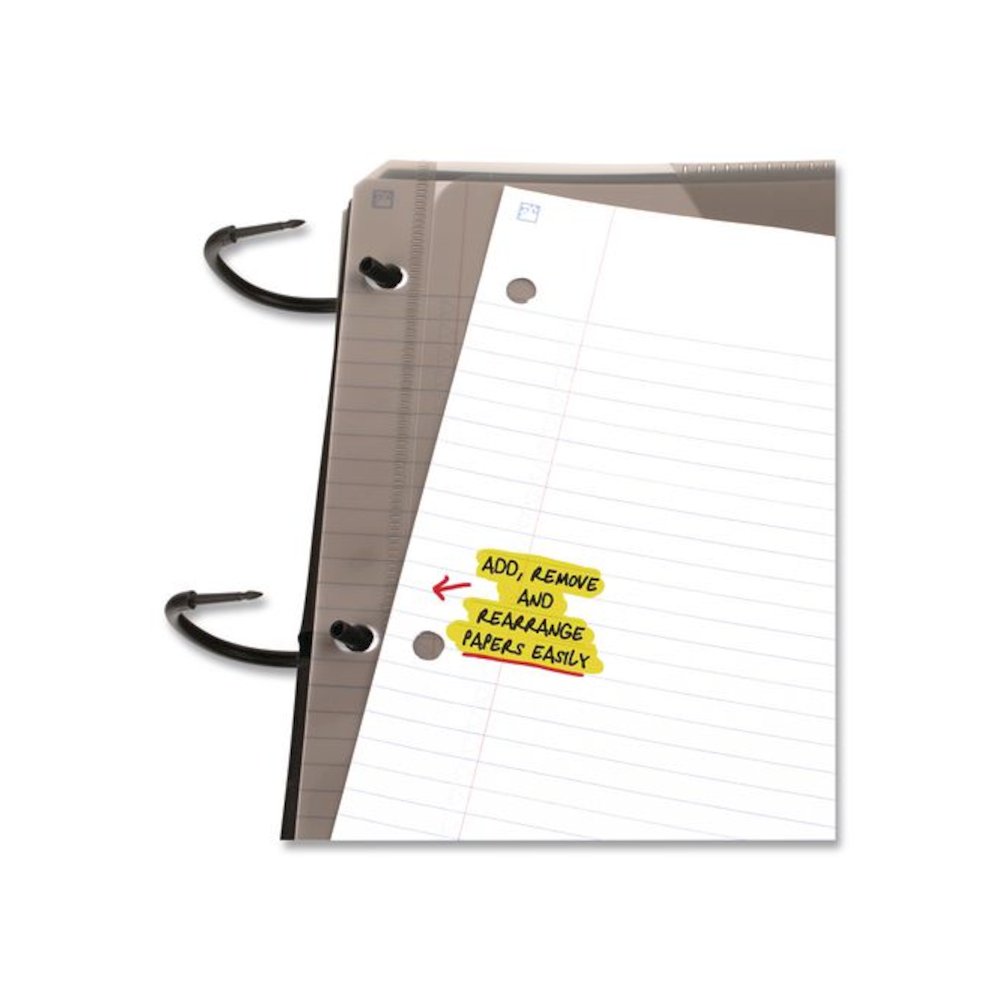 FLEX Notebinder, 5-Subject, Medium/College Rule, Randomly Assorted Cover Color, (60) 11 x 8.5 Sheets. Picture 5