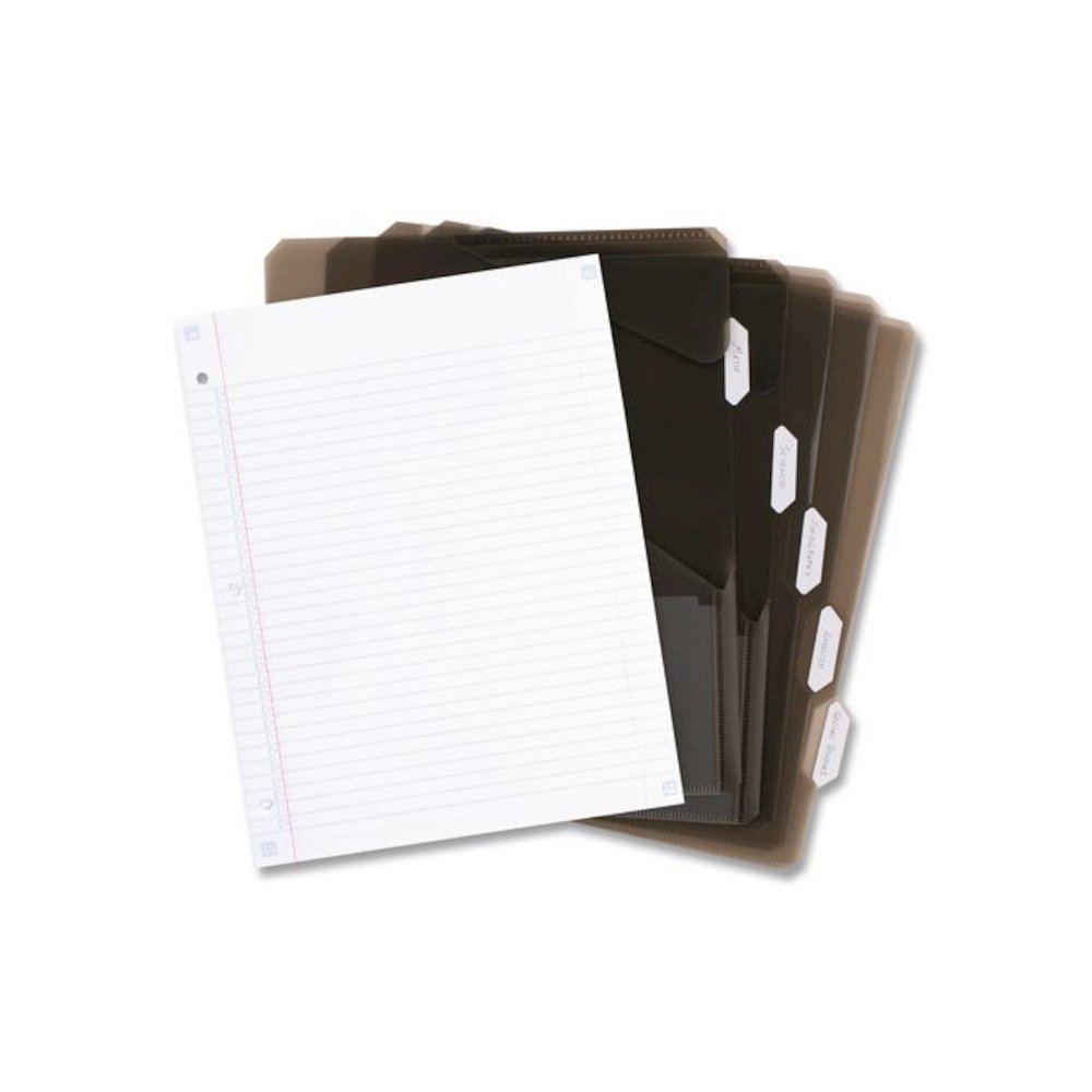 FLEX Notebinder, 5-Subject, Medium/College Rule, Randomly Assorted Cover Color, (60) 11 x 8.5 Sheets. Picture 6