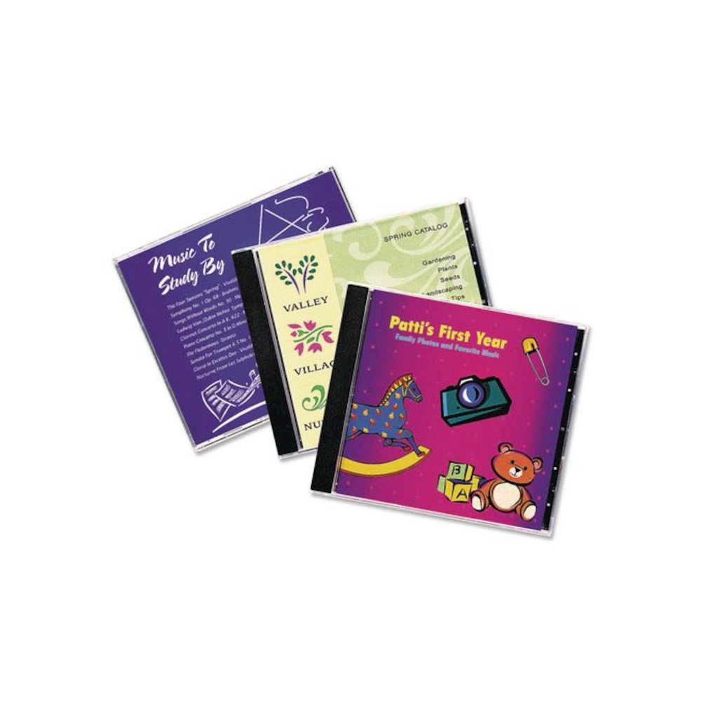 Inkjet CD/DVD Jewel Case Inserts, Matte White, 20/Pack. Picture 2