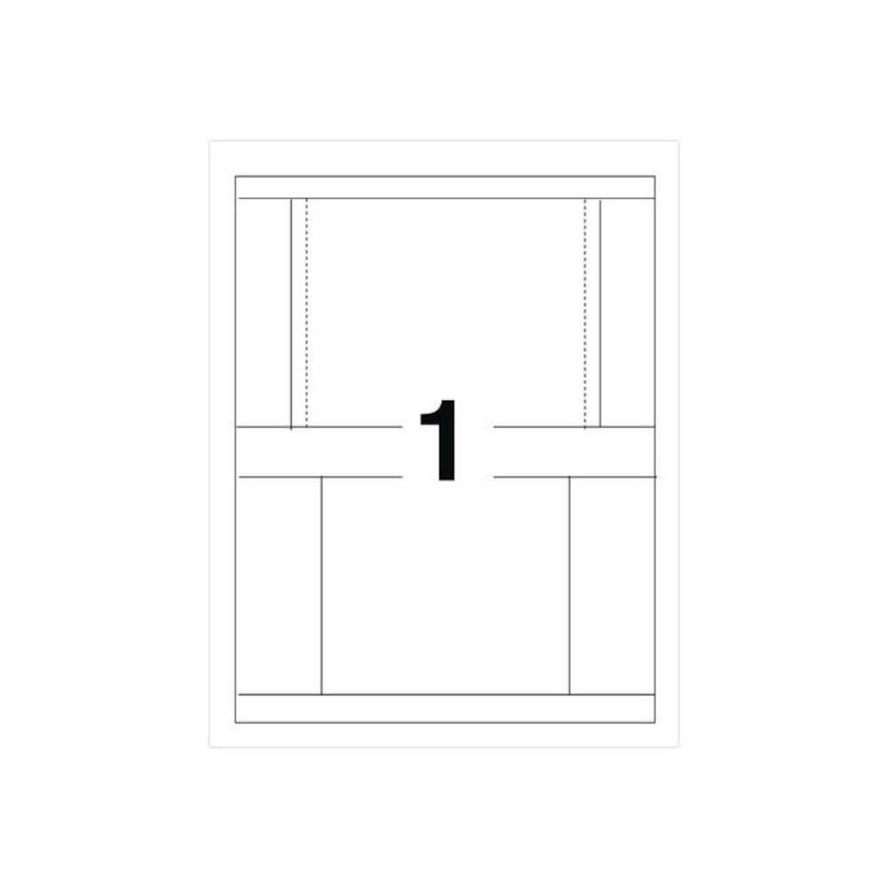 Inkjet CD/DVD Jewel Case Inserts, Matte White, 20/Pack. Picture 5